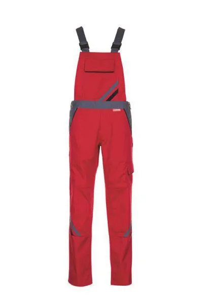 Planam Highline Damen Latzhose Arbeitshose rot schiefer Größe 50