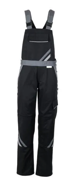 Planam Highline Damen Latzhose Arbeitshose schwarz schiefer zink Größe 40