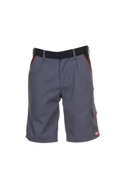 Planam Highline Shorts schiefer schwarz rot S