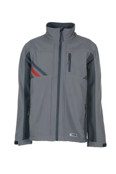 Planam Highline Softshelljacke Arbeitsjacke zink schiefer Größe S