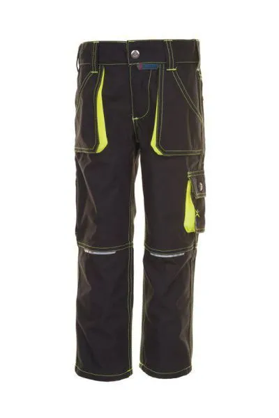 Planam Junior Bundhose anthrazit gelb Größe 170 176