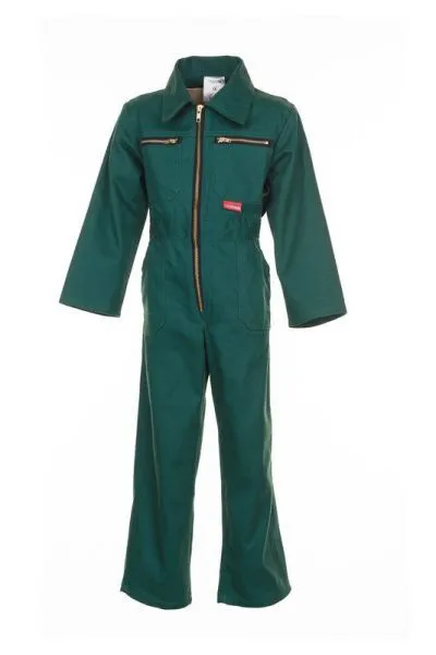 Planam Kinderoverall Rallyekombi mittelgrün Größe 158 164