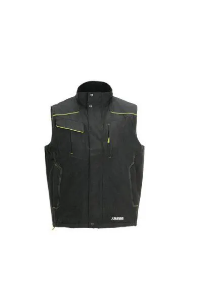 Planam Outdoor Neon Weste grau grün XL
