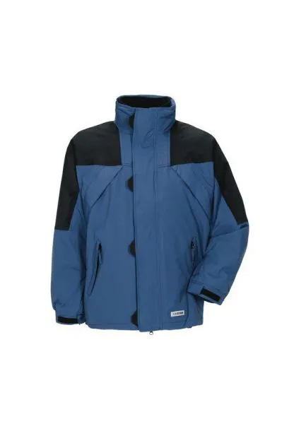 Planam Outdoor Redwood Winterjacke amporablau schwarz Größe M