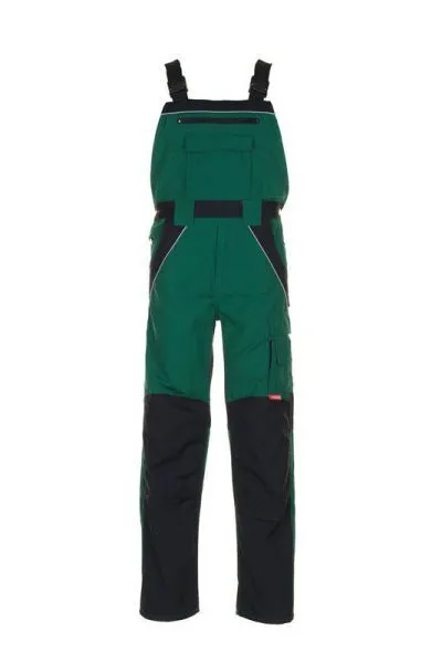 Planam Plaline Arbeitshose Latzhose grün schwarz Größe 110