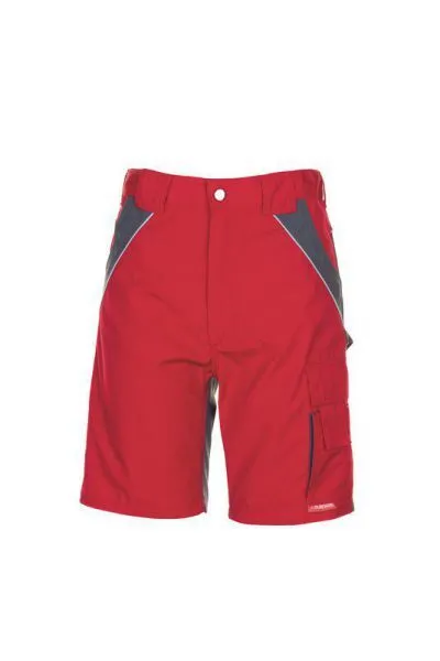Planam Plaline Arbeitskleidung Shorts rot schiefer L