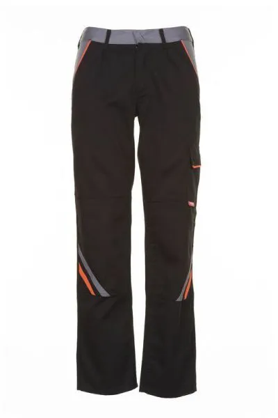 Planam Visline Arbeitshose Bundhose schwarz orange zink Größe 66