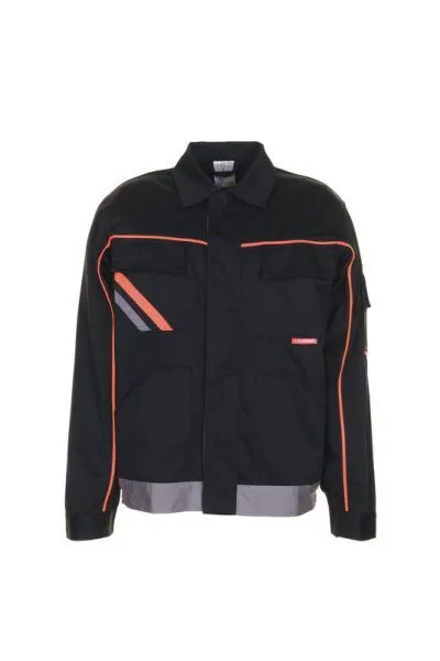 Planam Visline Arbeitsjacke V2 Bundjacke schwarz orange zink Größe 42