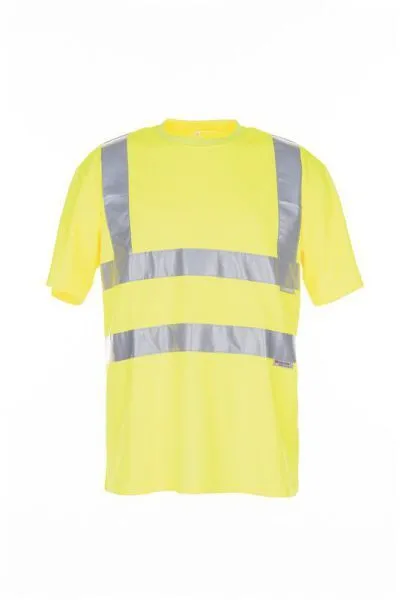 Planam Warnschutz T-Shirt uni gelb XL