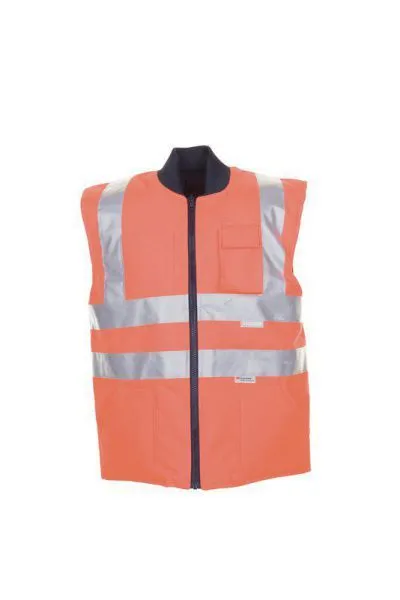 Planam Warnschutz Winterweste uni orange XXL