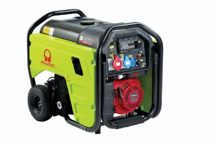 PRAMAC Stromerzeuger S 8000 THB ISO AVR 230V oder 400V Benzin Elektrostart