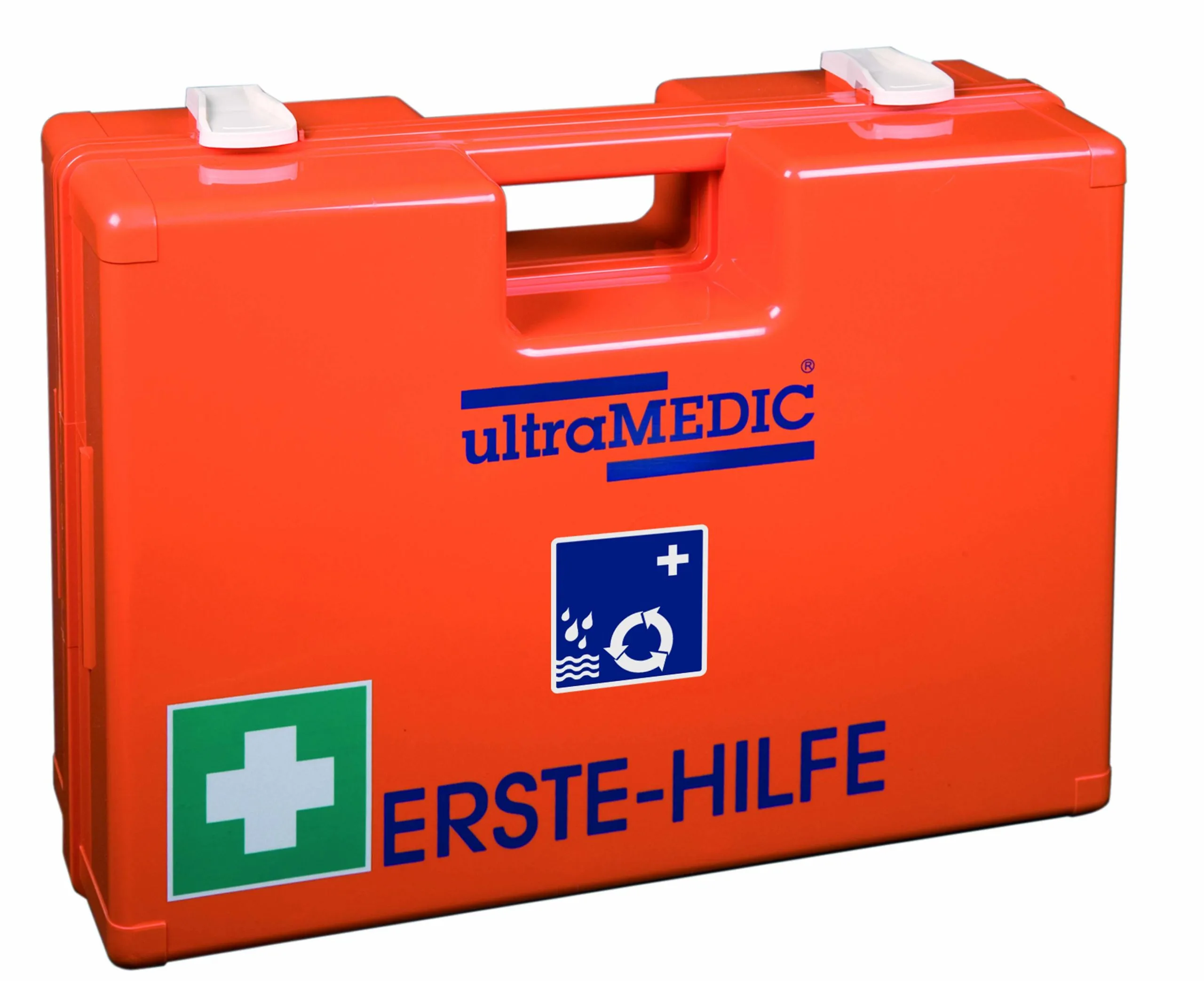 Erste-Hilfe-Koffer ultraBOX "UMWELT & ENTSORGUNG", mit Spezialfüllung, orange