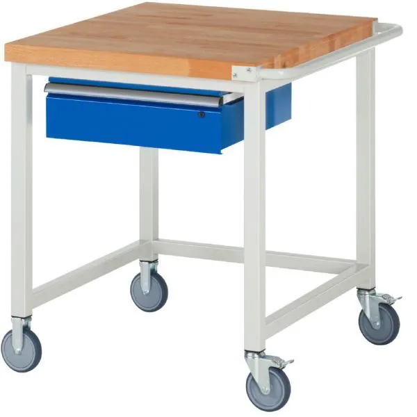 RAU Fahrbare Werkbank 8000 - Modell 8001 Arbeitstisch Breite 750 mm