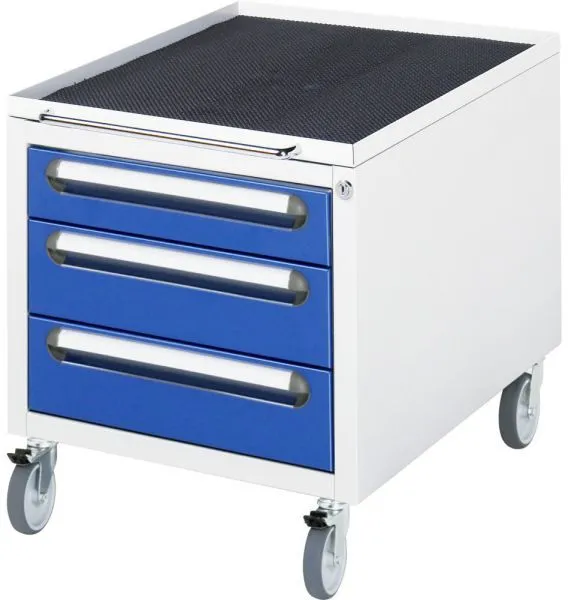 Rau Roll Container Serie E Breite 480 mm Tiefe 600 mm 3 Schubladen