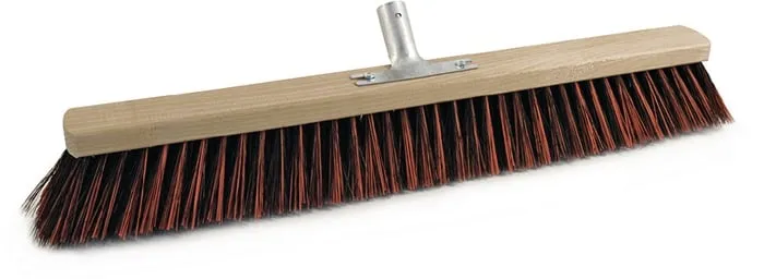 Besen Südharzer Bauernbesen Arenga/Elastonmix L.600mm Metallstielh.Flachh.