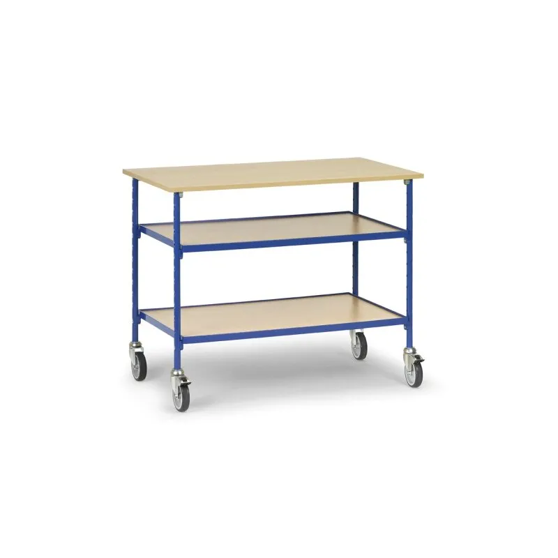 Rolltisch mit 2 Zwischenböden
