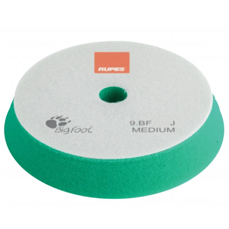 RUPES 1x Ø 80mm Polierschwamm mittelhart grün für Teller 75mm 9.BF100J