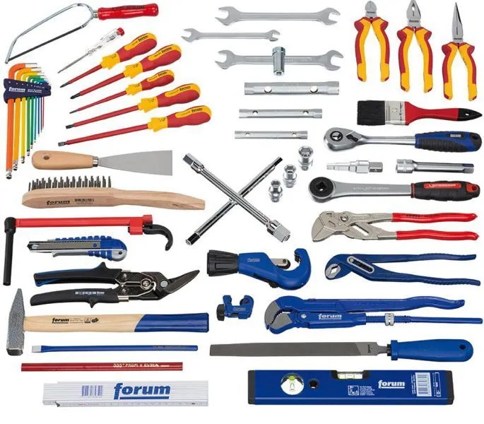 FORUM Sanitär Werkzeugsatz 53 Teile im Trolley