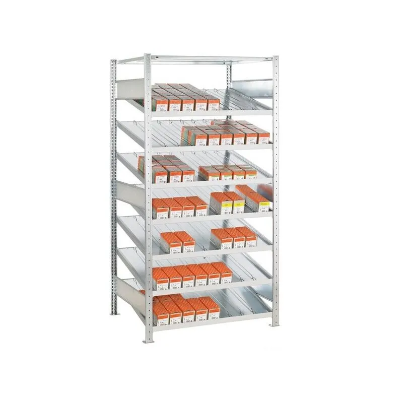 Schrägbodenregal  2000x1000x800mm  Grundfeld