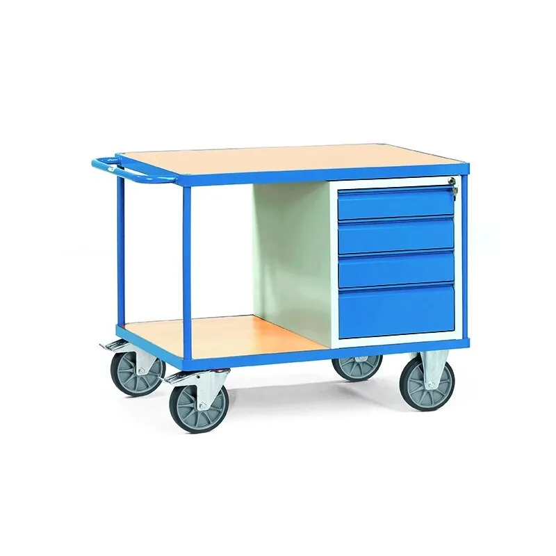 Schwerer Werkstattwagen mit 4 Schubladen - Ladefläche 1050 x 700mm