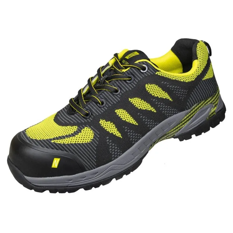 Sicherheitshalbschuh PRO STEP 7413 S1P SRC NITRAS schwarz/lime (1042) Gr.37