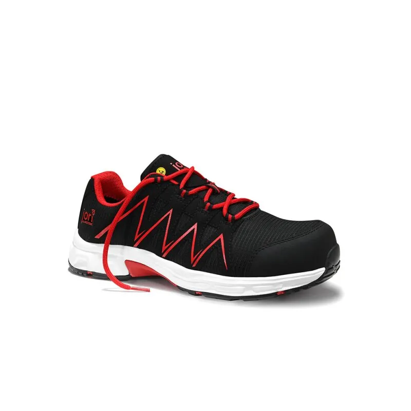Sicherheitshalbschuh S3 ESD SRC JORI 12151 jo_SPEEDY black-red Low Gr.36
