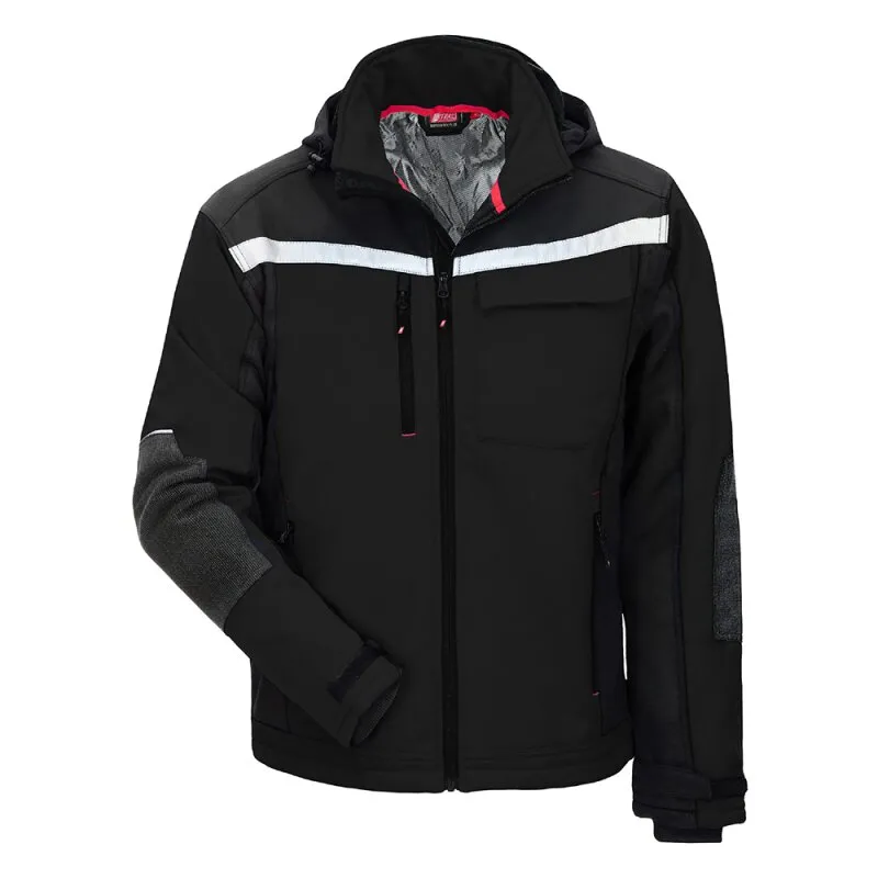 Softshelljacke MotionTex Plus 7180 schwarz Gr. S Nitras