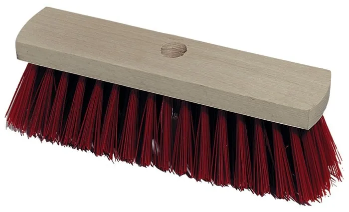 Straßenbesen Elaston L.400mm m.Stielloch Flachh.ext.kräftig