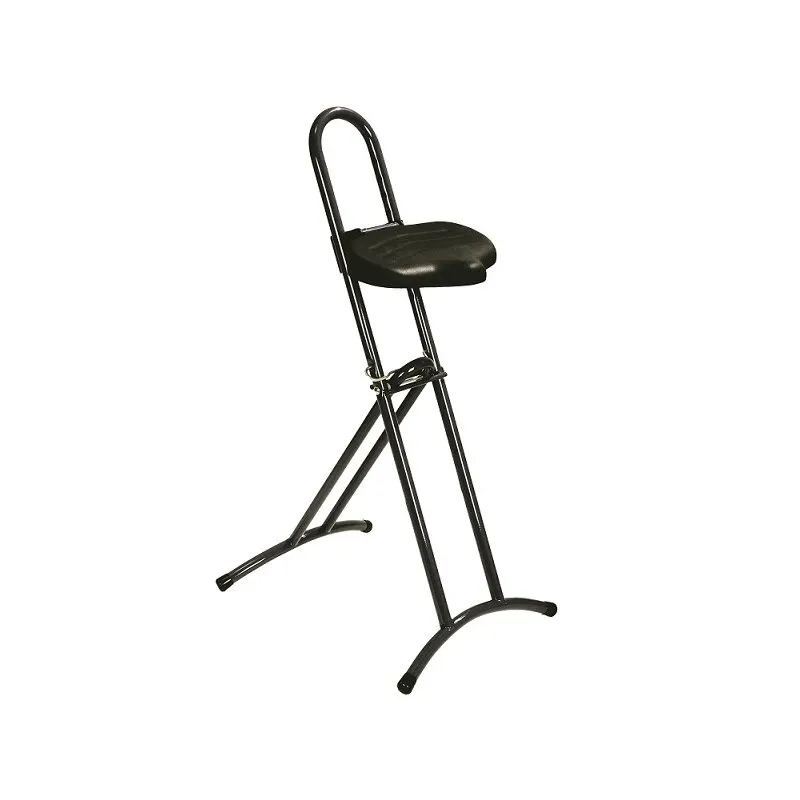 Stehhilfe PU Sitz  schwarz - Gestell schwarz "Relax"