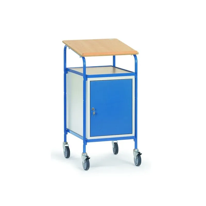 Stehpult mit 1 Tür und 1 Zwischenboden