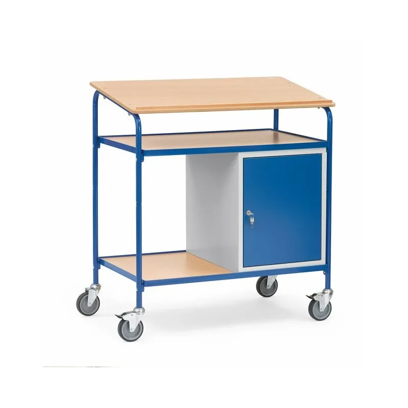 Stehpult mit 2 Zwischenböden und 1 Tür - Ladefläche 1000 x 600mm