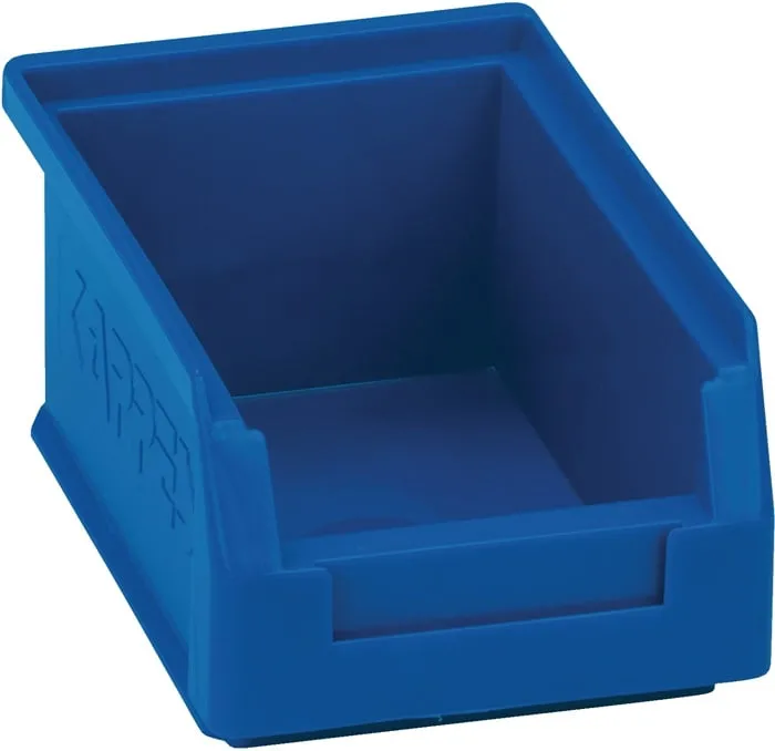 Sichtlagerkasten L160xB105xH75mm PE blau RASTERPLAN