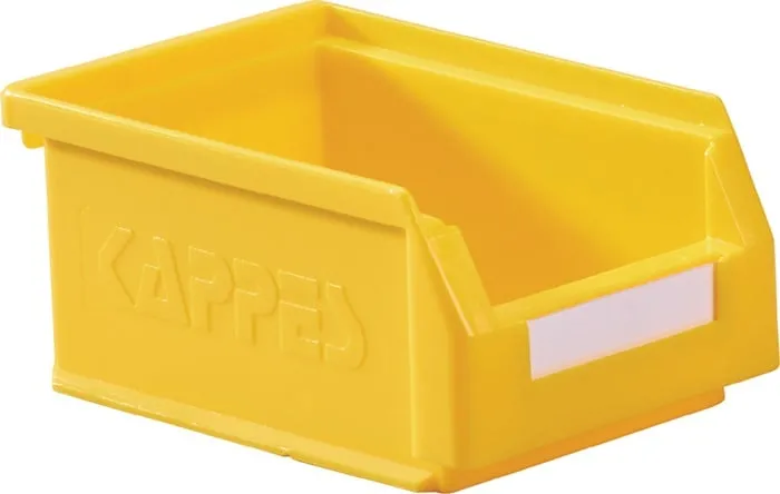 Sichtlagerkasten L160xB105xH75mm PE gelb RASTERPLAN
