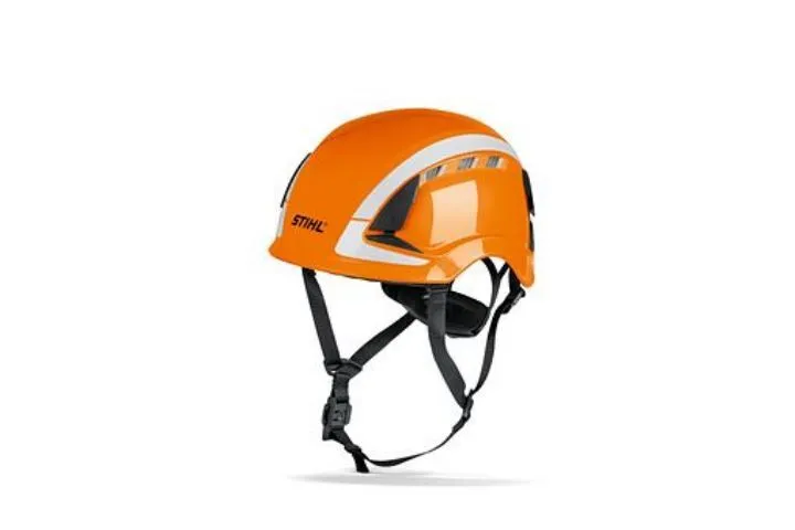 Stihl Helm orange mit guter Belüftung