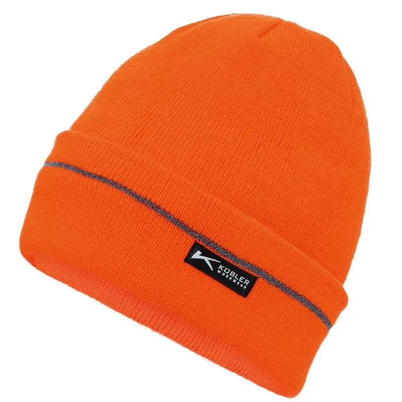 Strickmütze Form 8206 Kübler Warnorange