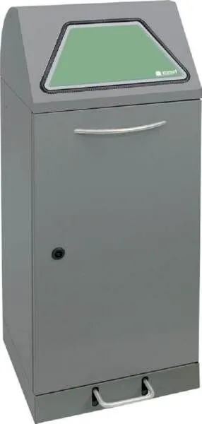 Stumpf Wertstoffsammler 75 Liter fußbetätigt verzinkt