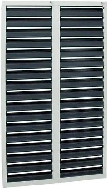 Stumpf Schubladenschrank STS 41 34x100mm lichtgrau anthrazit