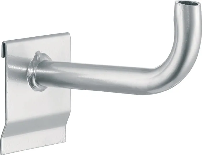 Rohrträger L.160mm STA pulv.f.Schlitzplatte RASTERPLAN