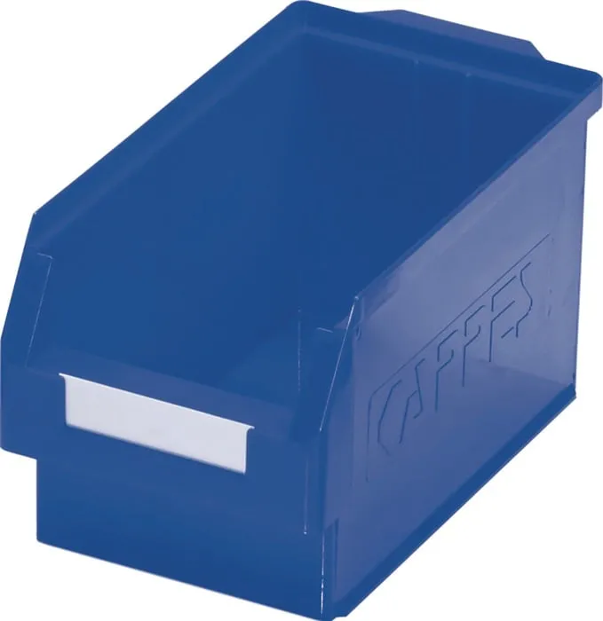 Sichtlagerkasten L350xB200xH200mm PE blau RASTERPLAN