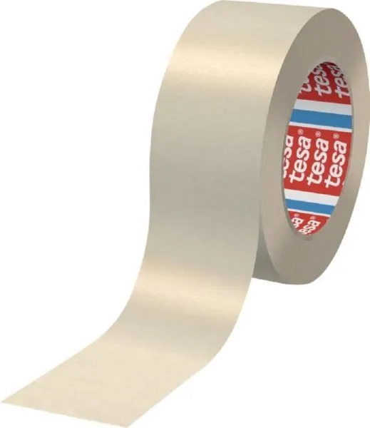 Tesa Papierabdeckband krepp 4317 cremeweiß 25 mm Rolle mit 50 Meter (Inhalt: 50 Meter - 0.07 € / 1 Meter)