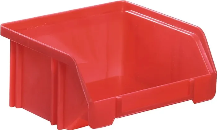 Sichtlagerkasten LK L85/65xB105xH45mm PS rot LA-KA-PE VE: 50St.