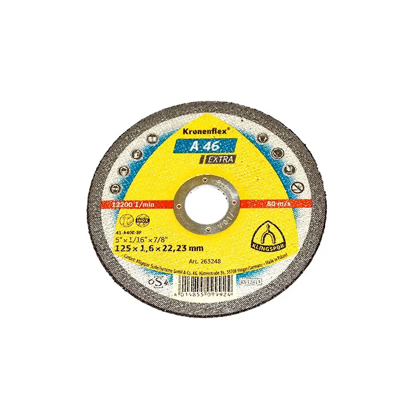 Trennscheibe Stahl/Edelstahl 125 x 1,6 mm