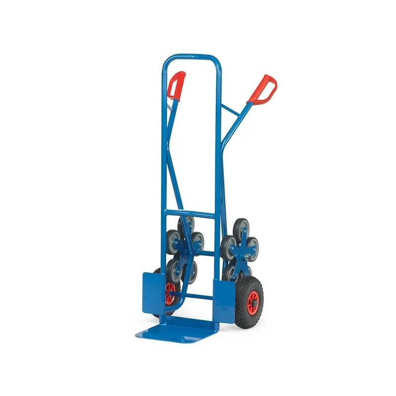 Treppenkarren Stahl 200 kg, mit 2 fünfarmigen Rad-Sternen