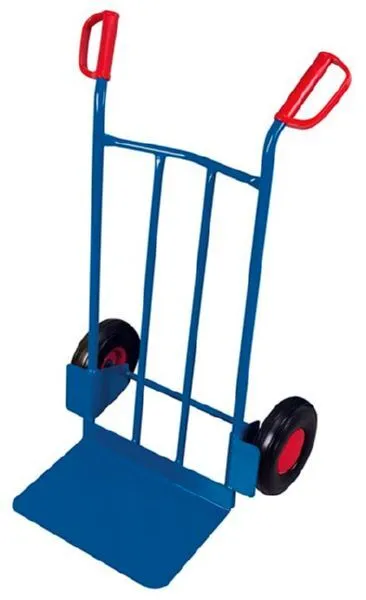 Variofit Stahlrohrkarre Traglast 250 kg mit großer Schaufel