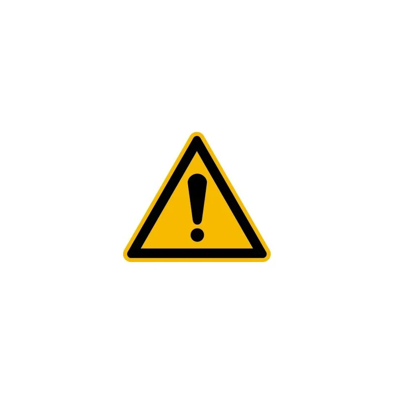 Warnung vor einer Gefahrenstelle Alu 200 mm