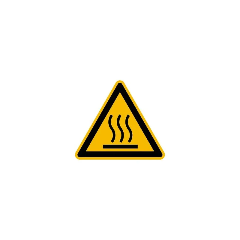 Warnung vor heißer Oberfläche Kunststoff 200 mm