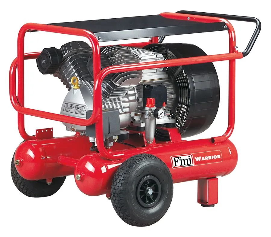 FINI Kolbenkompressor Warrior 592 BuildAir fahrbar 3 kW 20l Kesselinhalt - 2705553