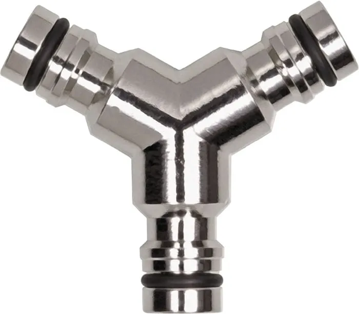 Y-Abzweigstecker GEKA plus MS verchr.SB GEKA VE: 10St.