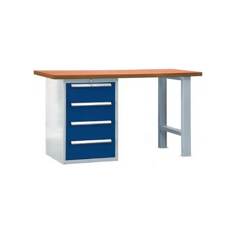 Werkbank 1500mm mit 4 Schubladen