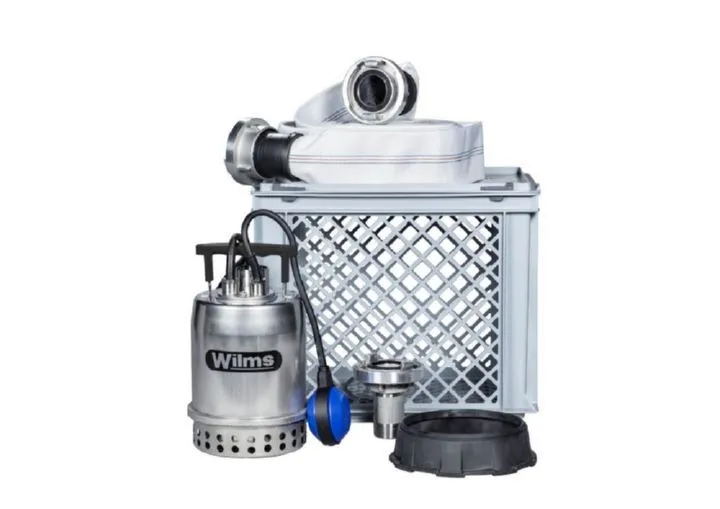 Wilms Kellerentwässerungspumpe Tauchpumpe Set SWP 9000 für Absaugung